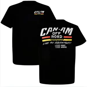 CAN-AM Off-Road Fast House Graphic Tshirt, Text With Bold Logo Tee, Live the Adventure, Gift For Racing, Full size,Full Color