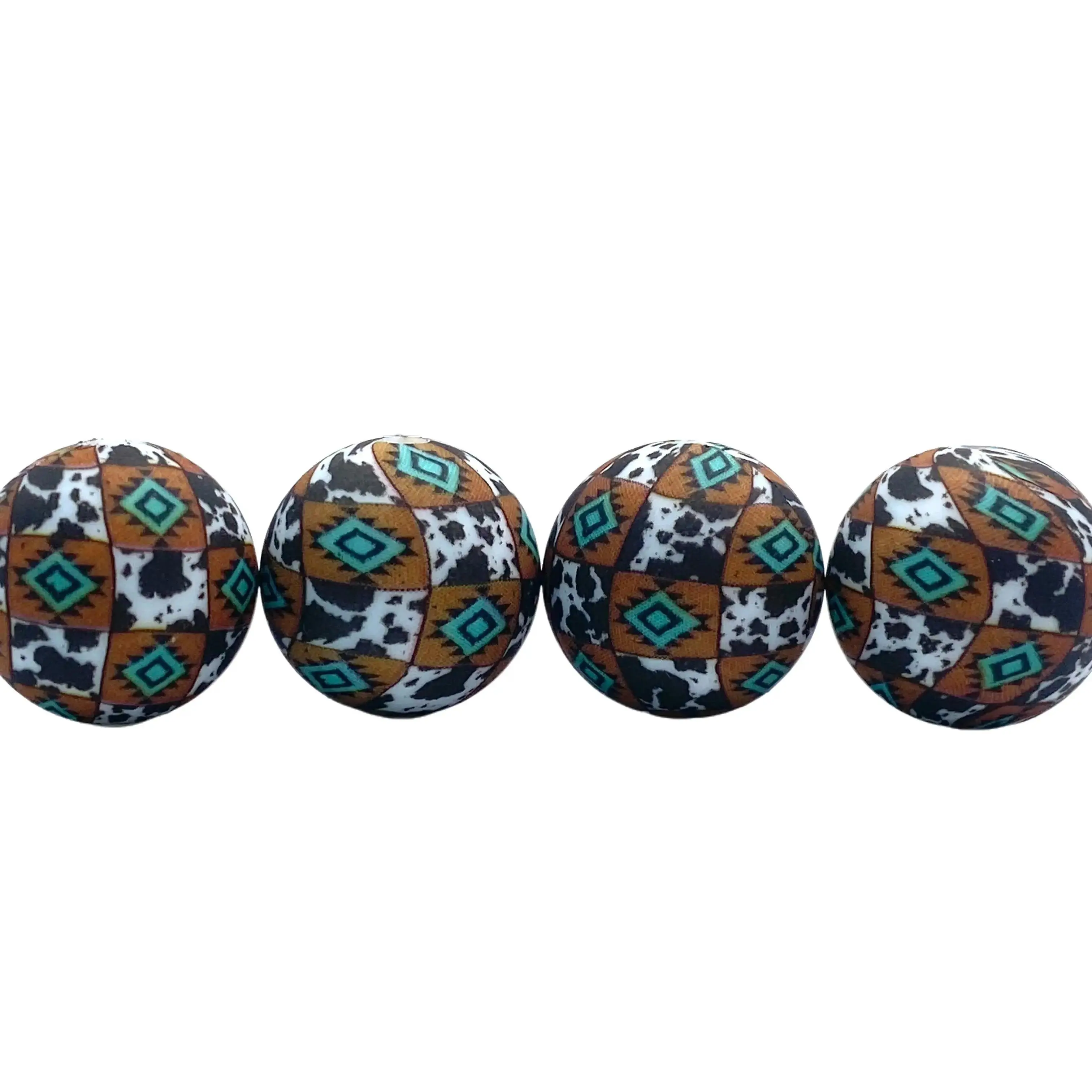 Raised On An Old Dirt Road Printed Silicone Beads Diy Jewelry Making