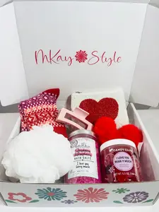 Teen Valentine Gift Box - Galentines Gift Basket for Her - Valentine Spa Kit - Perfect Teen Girl Gift