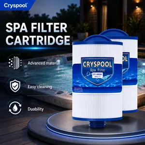 Cryspool 45 Sq. Ft Spa Filter Cartridge, 2 Pack, Compatible with Viking Spa Hot Tub Filter, FC-0359, PWW50P3 (NOT PWW50P4), 6CH-940