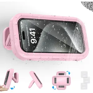 360 ° rotatable Bathroom Waterproof Phone case Bathroom Shower Drama Chasing Tool Kitchen Wall Hanging Lazy Person Bracket
