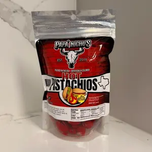 HOT PISTACHIOS WITH SHELL 6oz