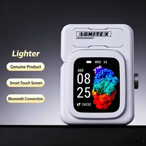 2026 Lighter-Shaped Mini Touch Screen Bluetooth 5.3 Speaker, HiFi Stereo TWS Pairing Portable Wireless Audio Device, Outdoor Travel Home Use, Unique Father’s Day Gift for Dad Music Lovers