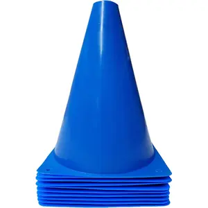 7 Inch 10 Pack Plastic Sport Training Traffic Cones Traffic Safety Sign for Soccer Football Training