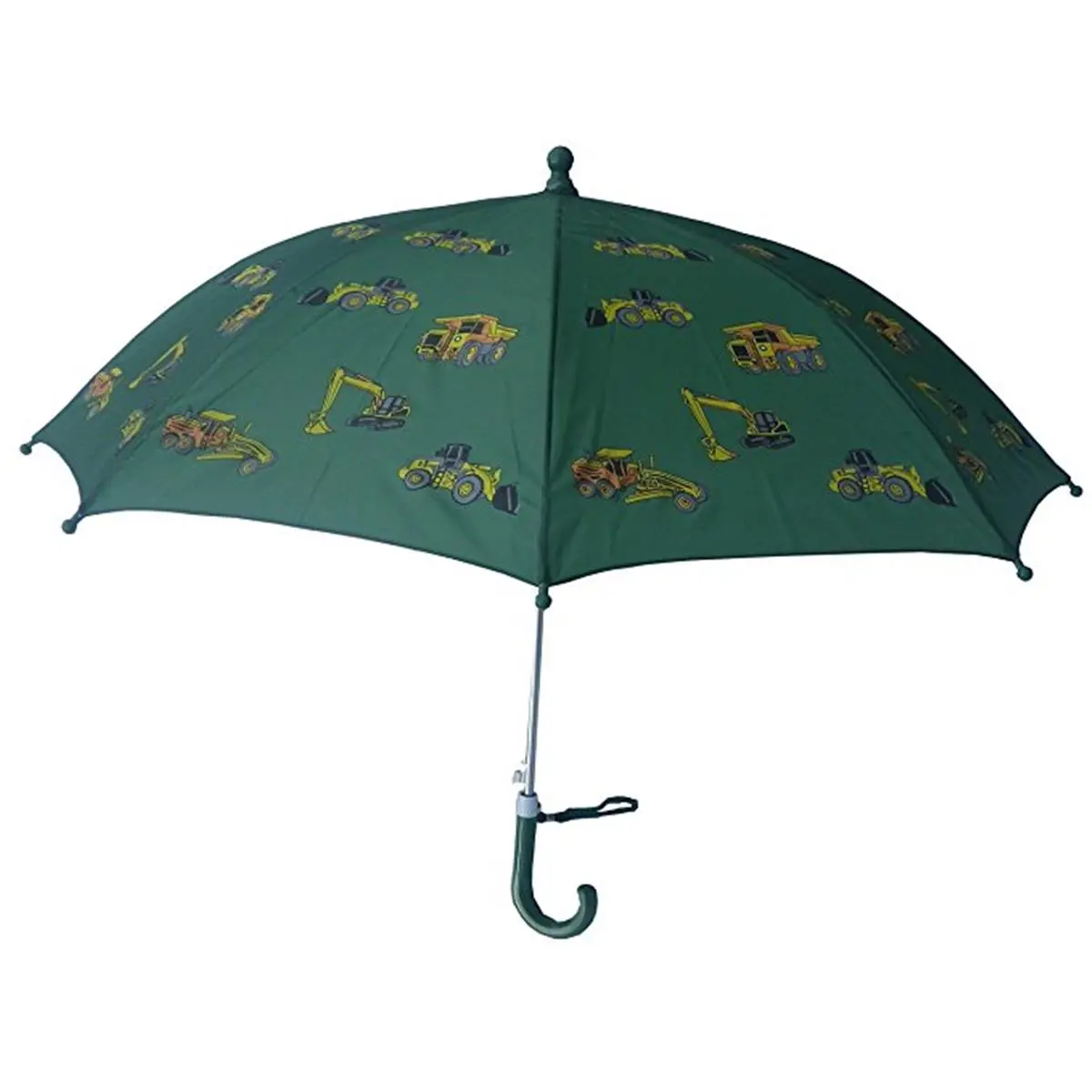 212 MAIN Foxfire Kids' Dome Camping Umbrella - Green, Lightweight Waterproof Umbrella, 1-Button Automatic Folding, Comfortable Transparent Design, Automatic Folding Umbrella