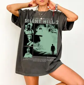 Vintage 90s Bootleg Style Silent Hill II T-Shirt Unisex, James Sunderland T-shirt, Retro Silent Hill II Gifts For Man And Women Unisex Tee, Video Game Gifts