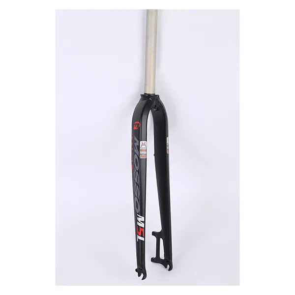 MOSSO M5L Cross-Country MTB Rigid Fork, 7005 Aluminum Alloy, 100mm Quick Release for Easy Wheel Installation, Disc Brake Compatible, Straight Steerer, Lightweight 700-800g, Matte Black/Red