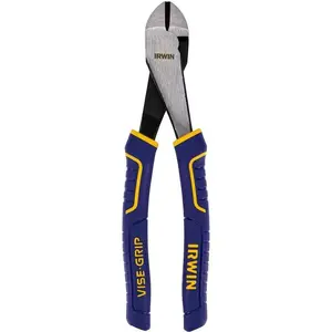 IRWIN VISE-GRIP Wire Cutters 8 Inch – Heavy Duty Diagonal Pliers in Nickel Chromium Steel for Clean & Powerful Cuts