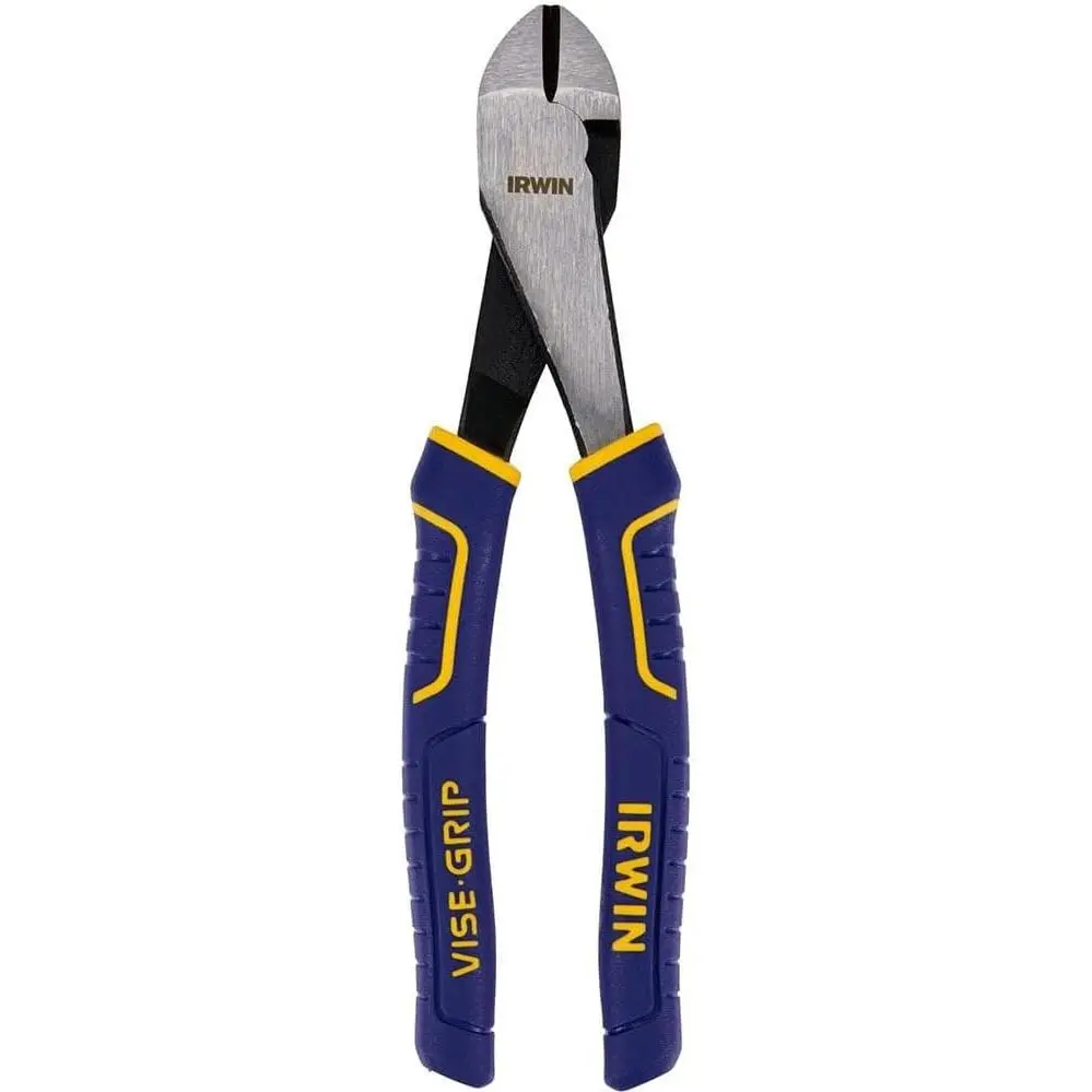 IRWIN VISE-GRIP Wire Cutters 8 Inch – Heavy Duty Diagonal Pliers in Nickel Chromium Steel for Clean & Powerful Cuts