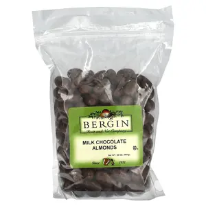 Bergin Fruit and Nut Company Milk Chocolate Almonds , 20 oz (567 g)