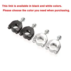 Motorcycle 22mm 7/8'' Handlebar Bar Risers Mount Bracket Clamp Taper, for 2 Stroke 47cc 49cc Mini Moto Dirt Bike Motocross Parts