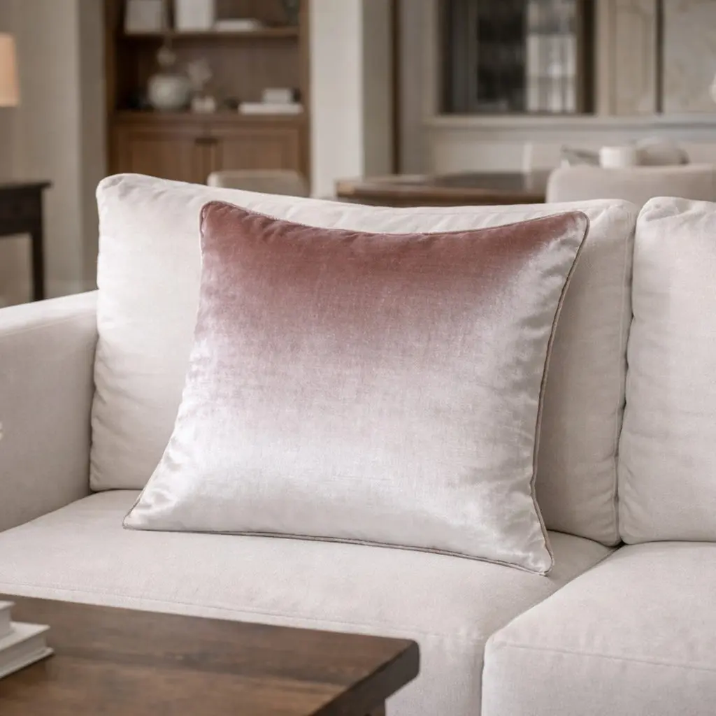 Castle Hill Zain Solid Blush Pillow
