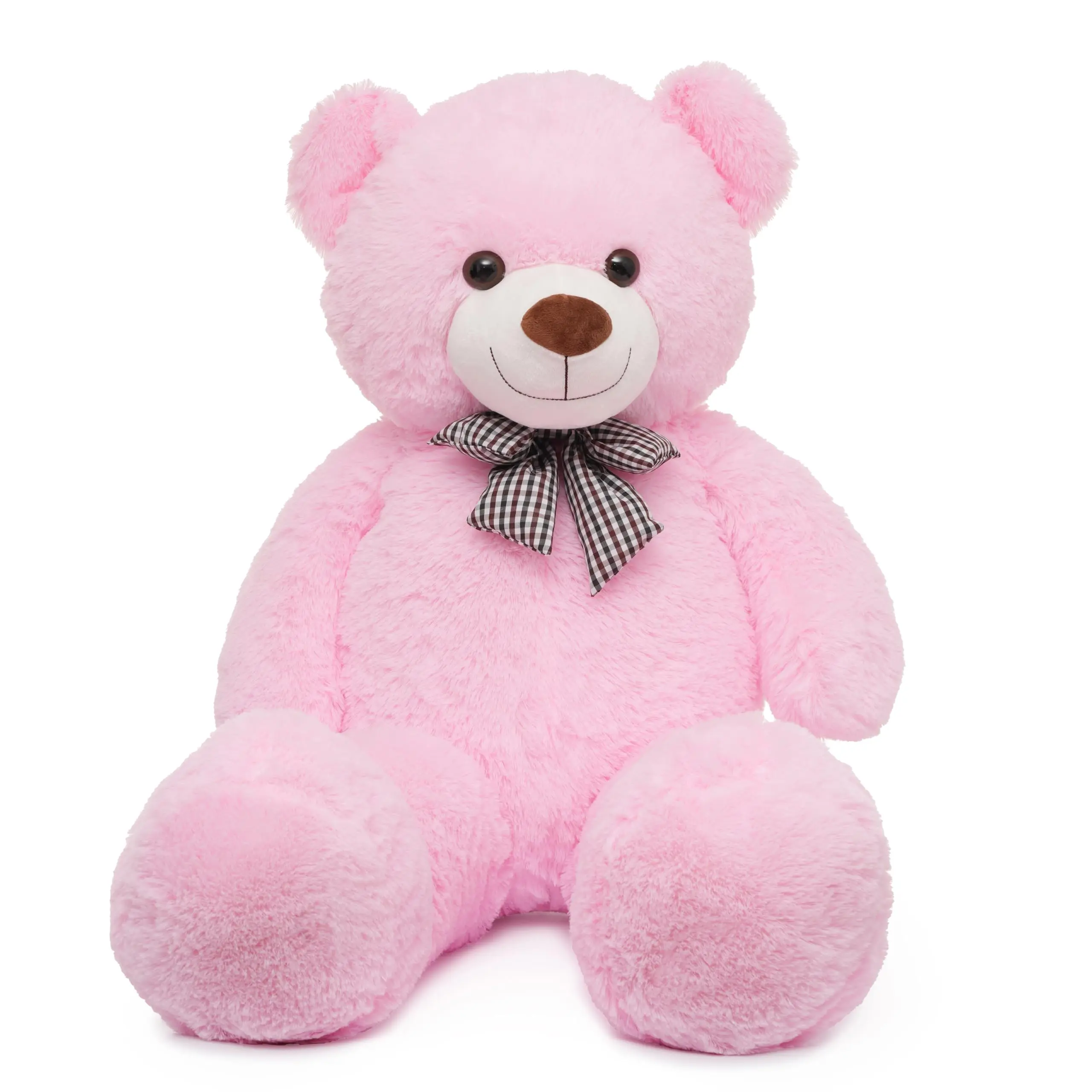 47 inch Big Giant Teddy Bear Stuffed Animals, Pink Soft Plush Life Size Bear Toy All Ages Gift for Children/Girlfriend/Valentine's Day/Christmas/Birthday/Shower/Wedding/Party Decorations