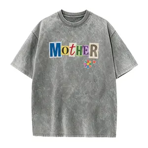 Mother Gothic Graphic Tee, Goth Mom Oversized T-Shirt, Old English Alternative Metalcore Top