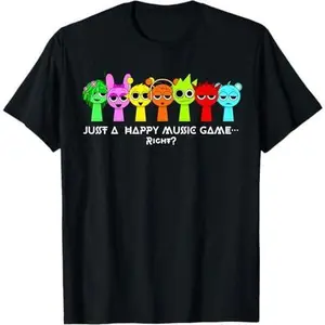 Sprunki Beats Funny Sprunki Just a Happy Music Game Sprunki T-Shirt