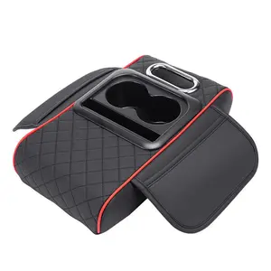 Car Center Console Storage Bag, Car Center Console Organizer, Car Armrest Pad, Car Armrest Box Storage Bag, Car Interior Accessories, Universal Cup Holder, Car Storage Organizers, Car Organization Supplies, Car Essentials