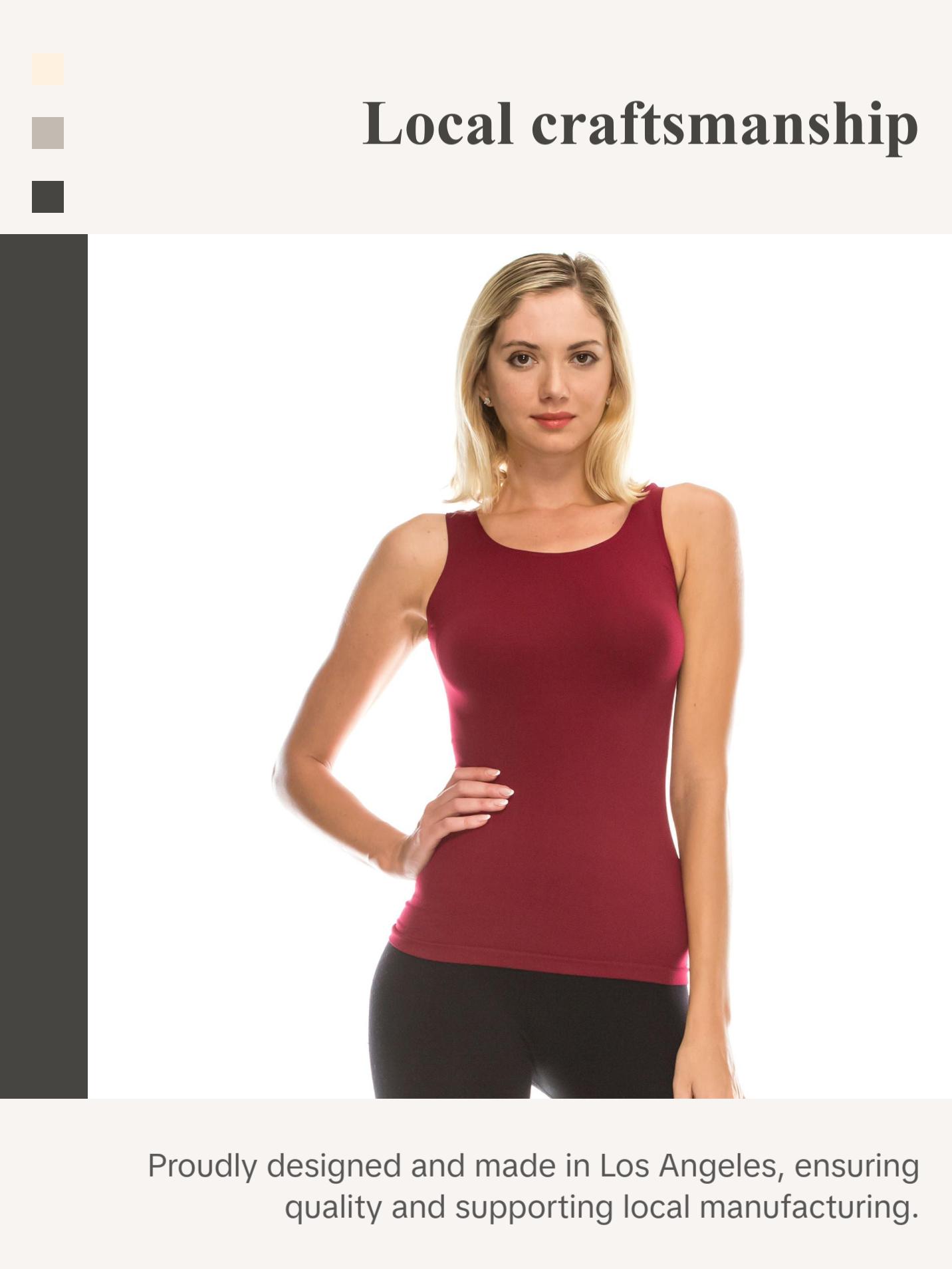 KURVE BUTTER SOFT SEAMLESS JERSEY TANK TOP