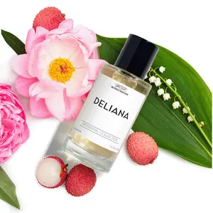 Reverie Parfums Deliana Perfume Women's Fragrance with Turkish Rose Lychee & Vanilla Notes Vegan Cruelty Free