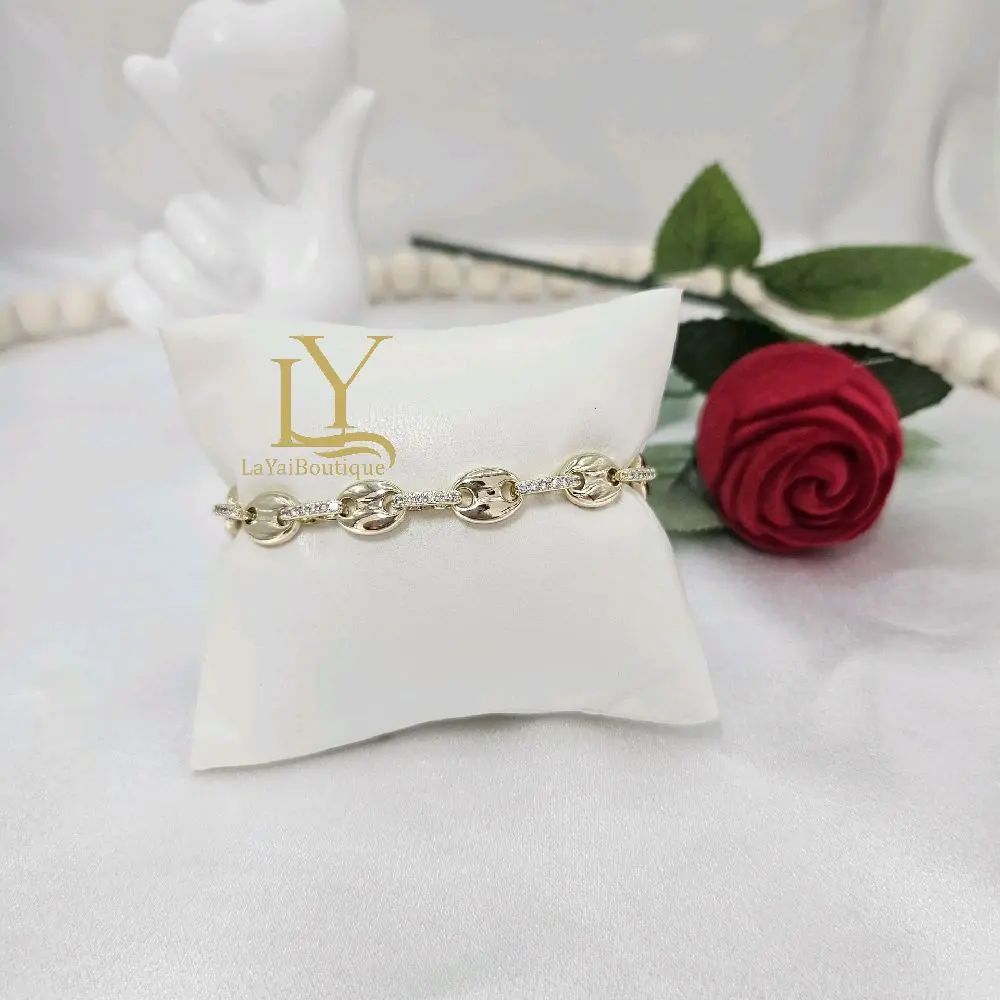 LaYaiBoutique #2014 High quality 14k gold plated bracelet