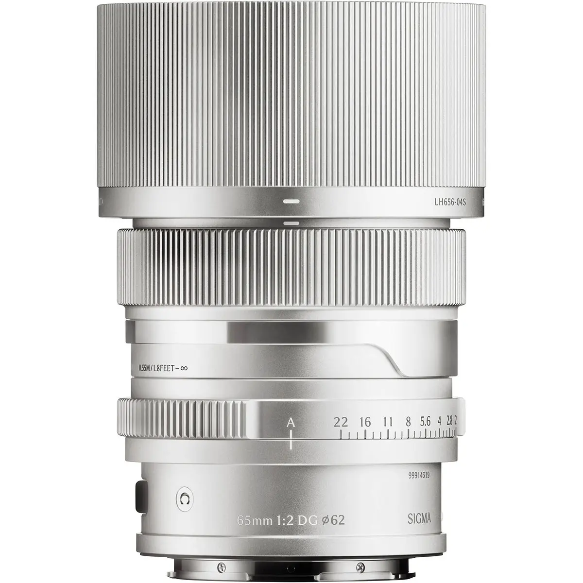 Sigma 65mm f/2 DG Contemporary Lens for L Mount, Silver