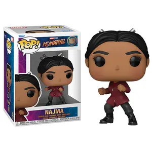 Funko Pop! Najma Ms. Marvel 1081 Vinyl Figure in PopShield Protector