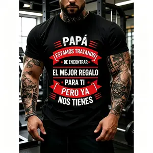 Regalo Día del Padre Camiseta Divertida para Papá Funny Spanish Dad Tee Mens Shirt