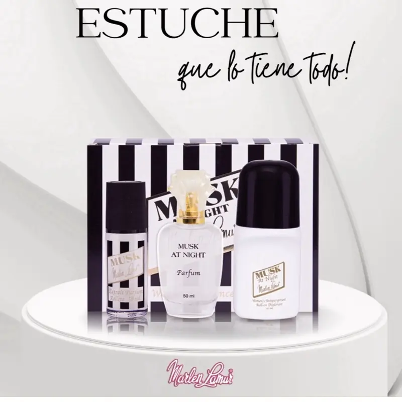 Fragancia for womens  musk at nigth set