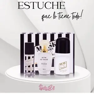 Fragancia for womens  musk at nigth set