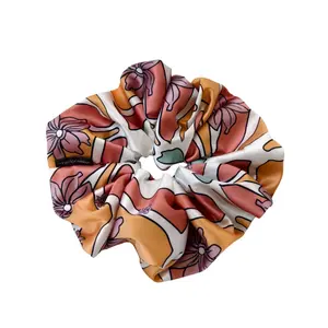 Hummingbird Set — Silk Scrunchie & Scarf