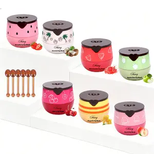 Fruit Flavor Lip Mask Set, Moisturizing Lip Balm Set, 7-Piece, Hydrating Lip Care, Essential for Dry Lips, Perfect Gift for Her