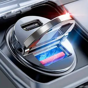 Fast USB-C Car Charger, Qc3.0 High-Speed Charging Port, Metal Appearance, Compatible with iPhone 14/13/12/11 Pro Max, Samsung Galaxy S23/s22/s21