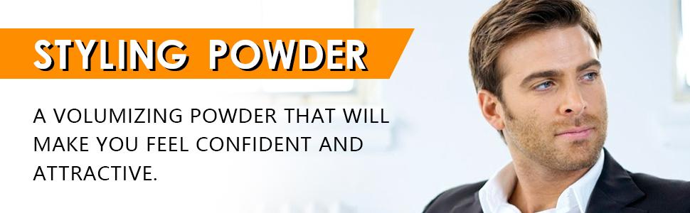 3Counts Hair Styling Powder 1.05oz Natural Look Styling for Men Volumizing & Texturizing Powder Flexible Hold Easy to Apply Texture with No Oil/Greasy/Residue