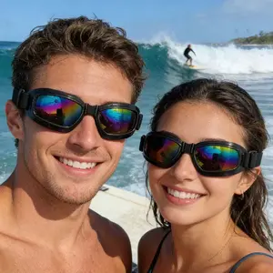 Set of 4 portable foldable retro oval sunglasses with adjustable shoulder straps; comfortable, lightweight, trendy style. Y2K fashion designer sunglasses; unisex fashion eyewear—trendy and versatile. Suitable for various face shapes, everyday wear, giftin