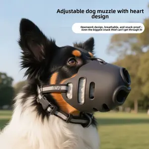 Dog muzzle to prevent biting, barking, and eating indiscriminately, dog muzzle for Golden Retrievers, Samoyeds, small, medium, and large dogs, pet supplies