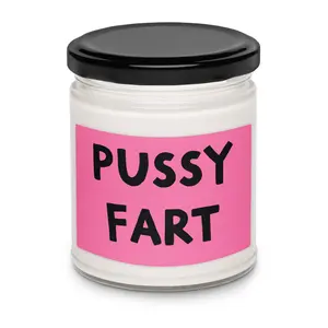PUSSY FART Scented soy candle