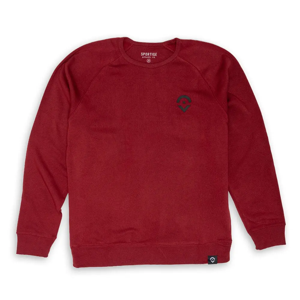 The Mark Crew Neck - Wine