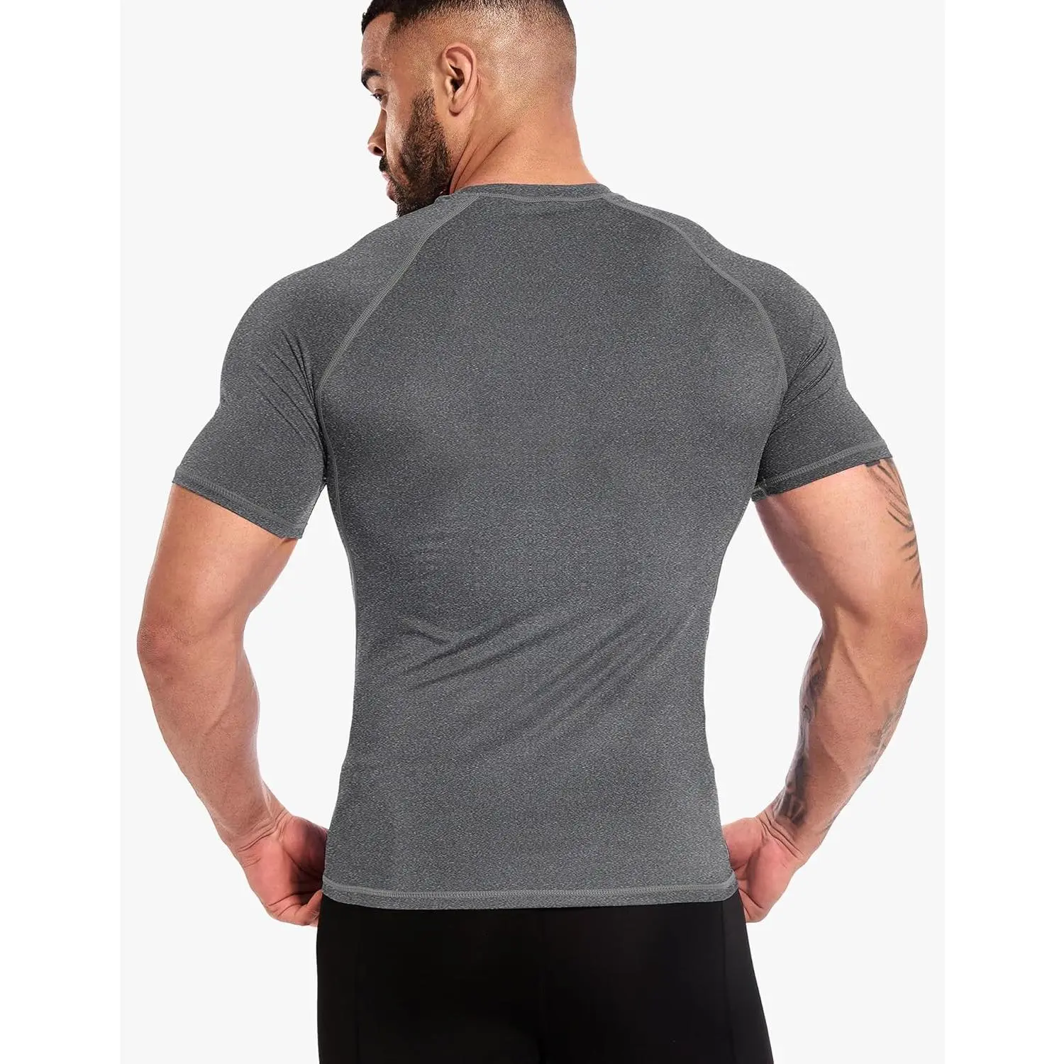 Men's Compression Shirts Short Sleeve Workout Shirt - Quick Dry Athletic Baselayer Top Shapewear Undershirts for Fitness Training Gym Running Sports Activities Comfortable Breathable Moisture Wicking Performance Apparel Men's Compression Shirts Short Sleeve Workout Shirt - Quick Dry Athletic Baselayer Top Shapewear Undershirts for Fitness Training Gym Running Sports Activities Comfortable Breathable Moisture Wicking Performance Apparel