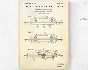 Flying Saucer 1970 Patent Print, UFO Gift, VTOL Inventions Spaceship Blueprint Poster, Aliens Wall Art, Spacecraft Decor, Home Decor
