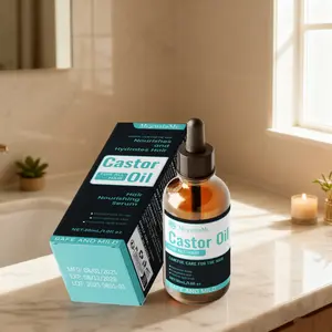 The Ultimate Hair Secret! MegustaMe Premium Castor Oil Serum - Nourishes & Strengthens for Shiny Hair (30ml) minoxidil women aja rubia hair products oil brazilian bare shave syrup perfectly cut creams rosemary hydrosol