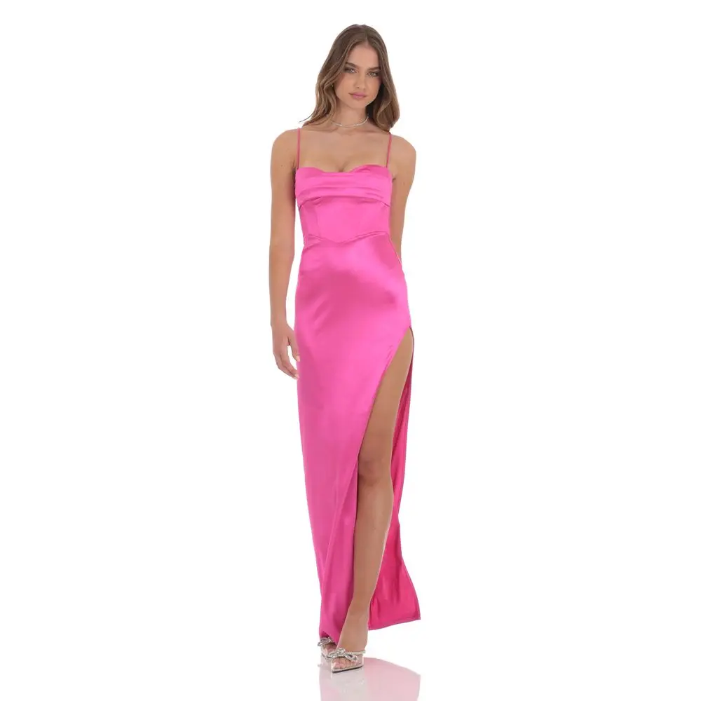 cut out one shoulder maxi dress One-Shoulder Cut-Out Long Prom Dress with Feathers Royal / XLarge
