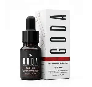 GODA Original Pheromone Perfume for Women 15ml (0.50 FL OZ), Romantic Jasmine Rose Long Lasting Fragrance, Vegan Cruelty-Free Attraction Scent