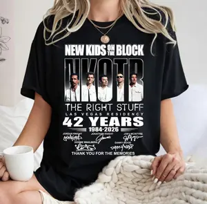 NKOTB The Right Stuff 2026 Concert Tee, New Kids On The Block, Music Lover Shirt, Gift For Fan Stylish