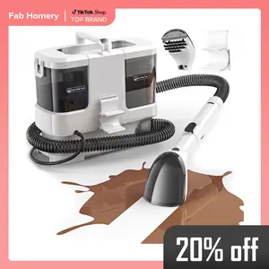 Portable Spot Cleaner Machine: 12KPa Powerful Suction for Carpet & Upholstery, 400W Pet Stain Remover for Couch, Car Seats, Mattress, Rugs | Dual Tank & Self-Cleaning Hose System tiktokshopspringglowup
