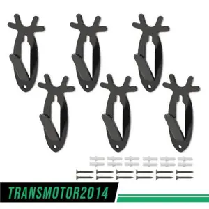 5/6Pcs European Mount Skull Wall Hanger Hook Deer Antelope Antler Mount Bracket Home Car Wall Hooks Decoration Upgraded Version