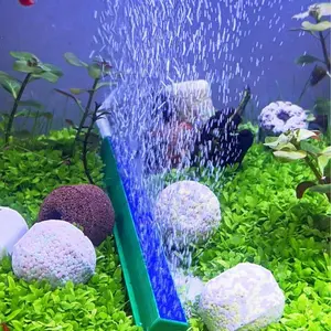 Blue Aquarium Oxygen Stone Cleaner, Ideal for Fish Tanks and Aquaria, Enhances Water Quality, Essential for Healthy Aquatic Life