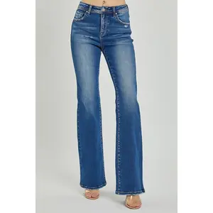 Risen Mid Rise Skinny Bootcut Jeans