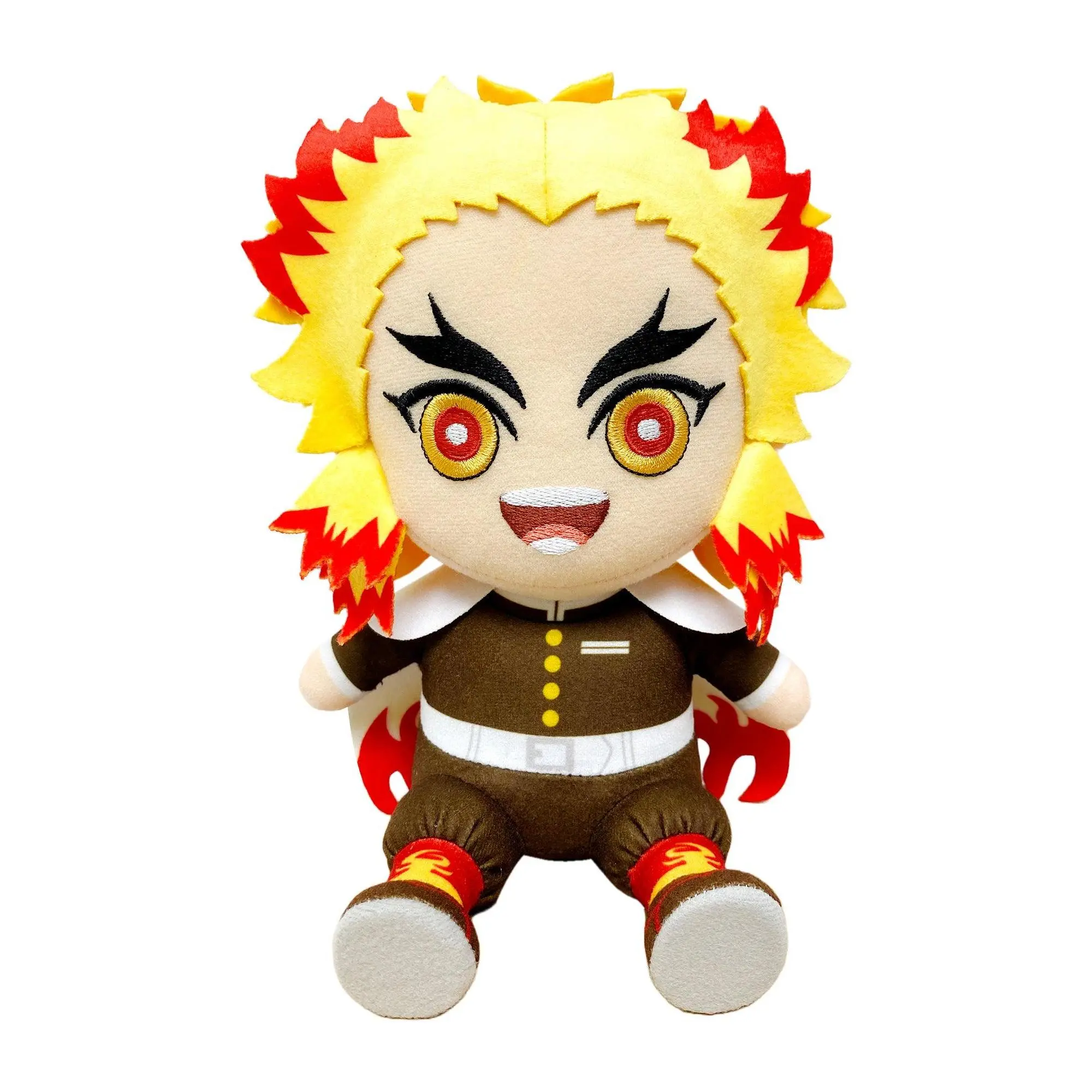 Demon Slayer - Kyojuro Rengoku Sitting Plush 7"H