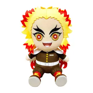 Demon Slayer - Kyojuro Rengoku Sitting Plush 7"H