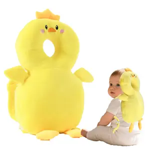 Baby Head Protector Backpack Yellow Duck | Anti Fall Baby Head Cushion | Toddler Safety Pillow Backpack for Crawling Walking Baby | Infant Head Protection Pad