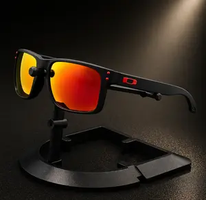 Black Polarized Sunglasses Yellow Lens UV400 Night Driving Outdoor Glasses